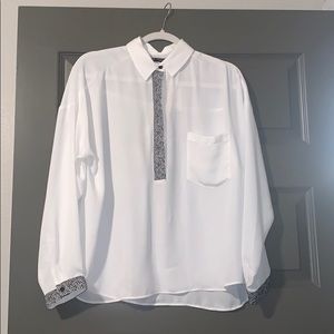 ZARA | silk blouse M